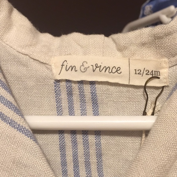 NWT Fin & Vince linen dress - Picture 2 of 5